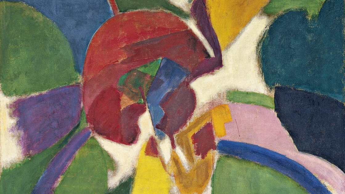 Mujer con sombrilla. Robert Delaunay