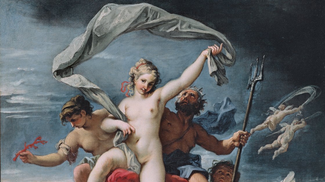 Neptuno y Anfitrite. Sebastiano Ricci