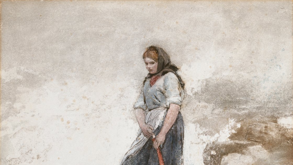 La hija del guardacostas. Winslow Homer