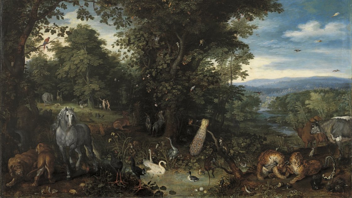 El Jardín del Edén. Jan (Brueghel de Velours) Brueghel i