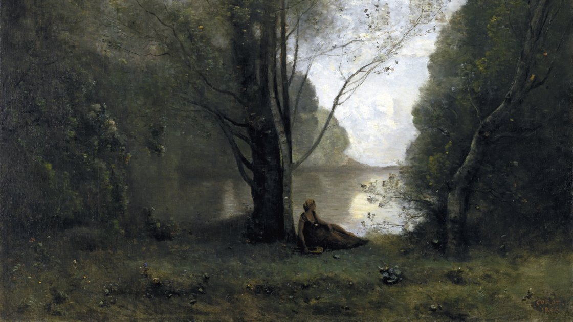 La Soledad. Recuerdo de Vigen, Limusín. Jean-Baptiste-Camille Corot