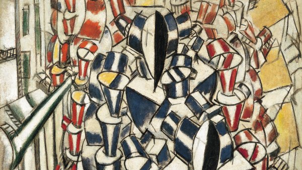 La escalera (Segundo estado), de Léger