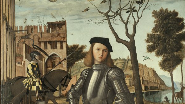 Young Knight in a Landscape. Vittore Carpaccio Young Knight in a Landscape. Vittore Carpaccio