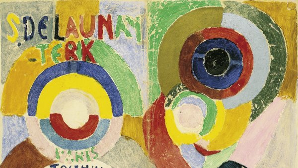 Sonia Delaunay. Cover Design for the Catalogue of the 1916 Stockholm Exhibition: Self-Portrait