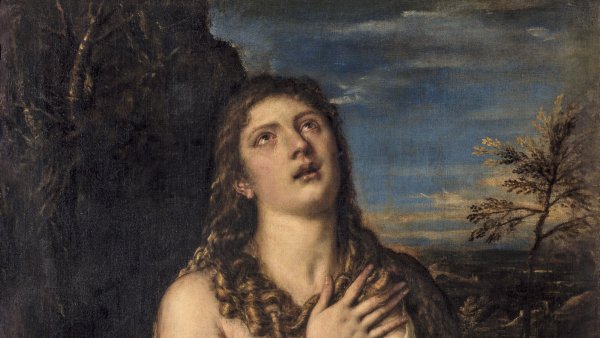 Penitent Mary Magdalen. Tiziano Vecellio