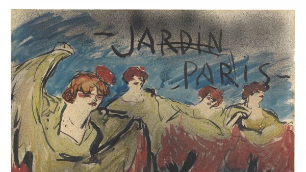 Jardin de Paris (Design for a Poster). Pablo Picasso