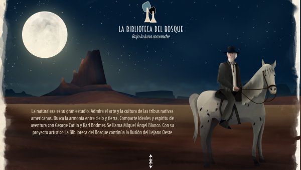 Captura de pantalla App Viaje al Oeste