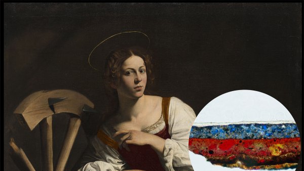 Descubriendo a Caravaggio. Estudio técnico y restauración de Santa Catalina de Alejandría Miniatura