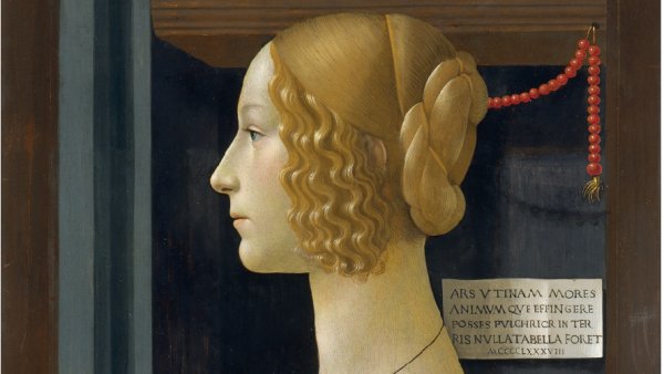 Domenico Ghirlandaio, Portrait of Giovanna degli Albizzi Tornabuoni, 1489-1490