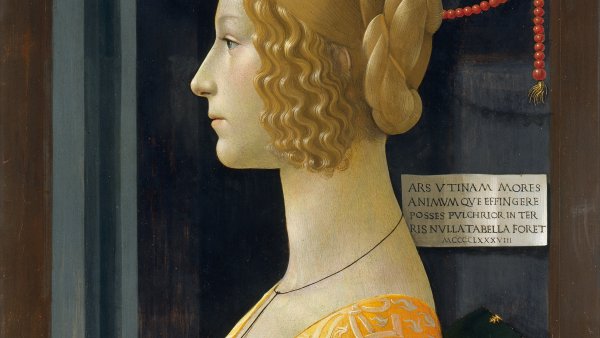 Domenico Ghirlandaio. Retrato de Giovanna degli Albizzi Tornabuoni, 1489-1490