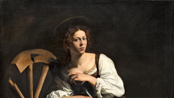 Santa Catalina de Alejandría. Caravaggio (Michelangelo Merisi)