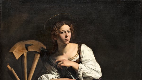 Santa Catalina de Alejandría. Caravaggio (Michelangelo Merisi)