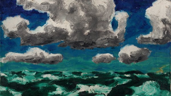 Summer Clouds. Emil Nolde, Nubes de verano, 1913