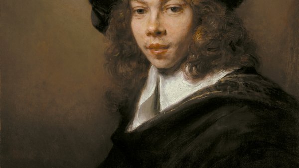 Retrato de un joven con gorra negra, Rembrandt