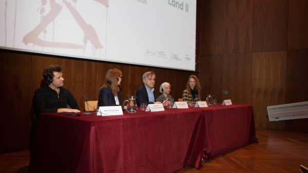 Rueda de prensa de la inauguración de la exposición Joan Jonas