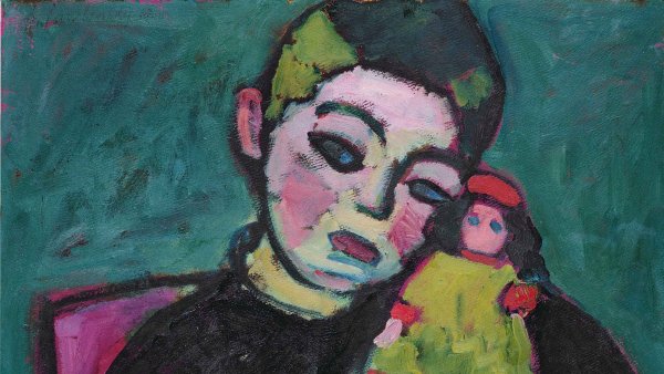 Alexej von Jawlensky, Child with doll, 1910 