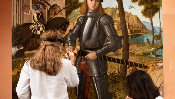 El caballero de Carpaccio. Restauración y estudio técnico