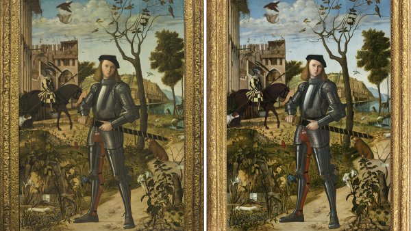 El caballero de Carpaccio. Restauración y estudio técnico