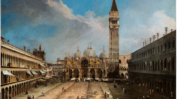 Canaletto. La Plaza de San Marcos en Venecia, hacia 1723-1724
