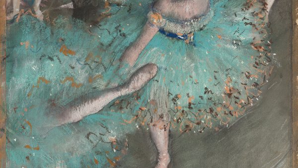 Edgar Degas. Bailarina basculando (Bailarina verde), 1877-1879