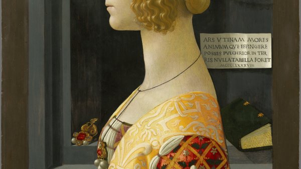 Domenico Ghirlandaio. Retrato de Giovanna degli Albizzi Tornabuoni, 1489-1490