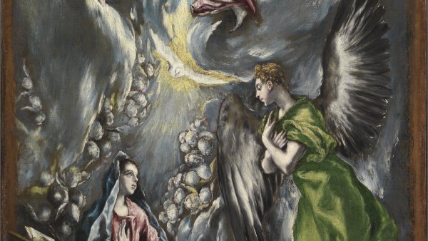 El Greco. La Anunciación, hacia 1576