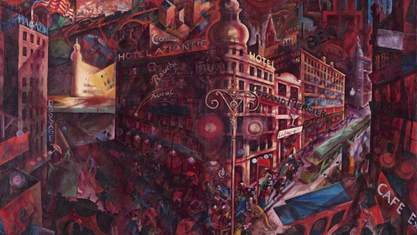 George Grosz. Metrópolis, 1916-1917