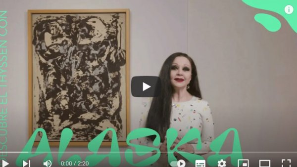 Discover the Thyssen Museum with Alaska: Brown and Silver I&nbsp;by Jackson Pollock
