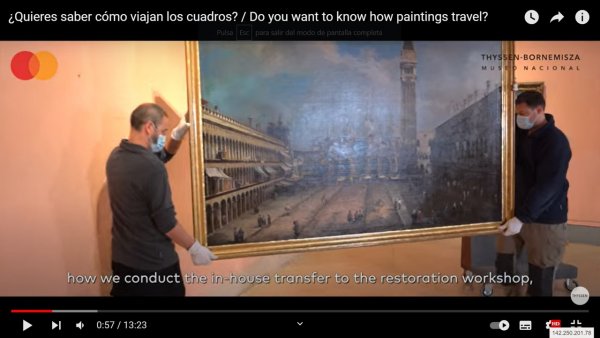 Do you want to know how paintings travel?
