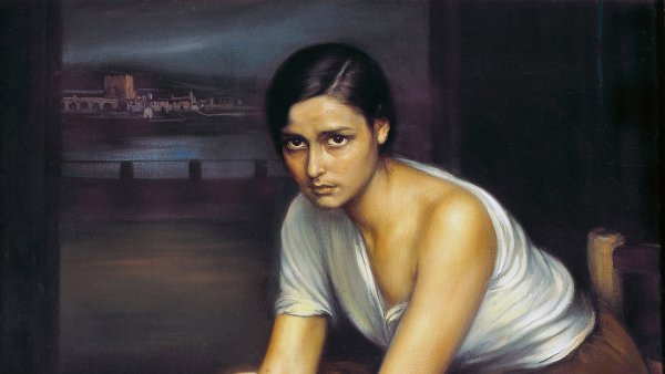 La Chiquita Piconera by Julio Romero de Torres