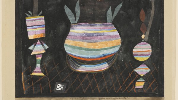 Naturaleza muerta con dado, 1923, 22. Paul Klee Naturaleza muerta con dado, 1923, 22. Paul Klee