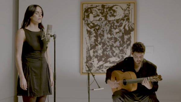 Ángeles Toledano: Soleá in the exhibition Warhol, Pollock and other American spaces