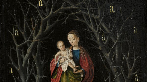 The Virgin of the Dry Tree. La Virgen del árbol seco, c. 1465