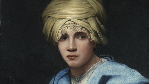 Boy in a Turban holding a Nosegay. Muchacho con turbante y un ramillete de flores, c. 1658
