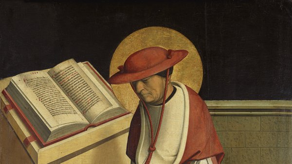 Saint Jerome as a Cardinal. San Jerónimo como cardenal, 1498