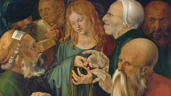 Jesus Among the Doctors. Jesús entre los doctores, 1506
