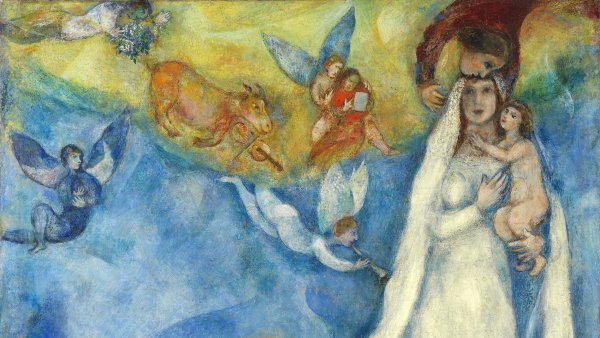 La Virgen de la aldea. Marc (Moses Shagal) Chagall