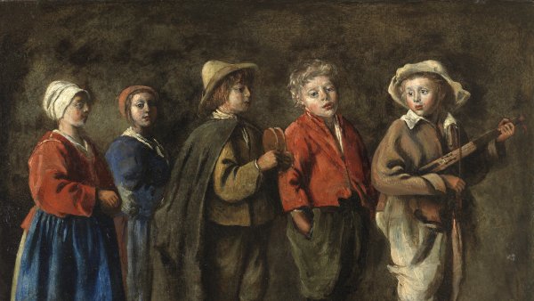 The Young Musicians. Los jóvenes músicos, c. 1640