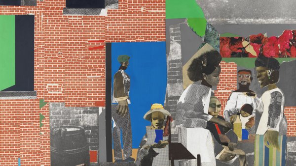 Domingo después del sermón. Romare Bearden