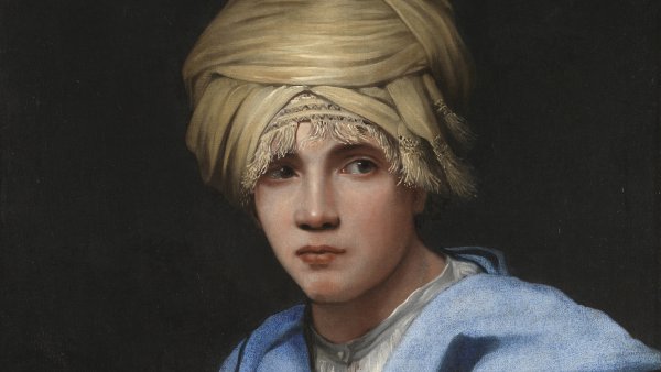 Boy in a Turban holding a Nosegay. Muchacho con turbante y un ramillete de flores, c. 1658