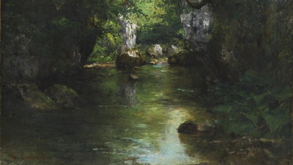 El arroyo Brème. Gustave Courbet