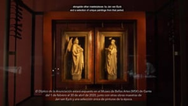 Préstamo del “Díptico de la Anunciación” de Jan van Eyck