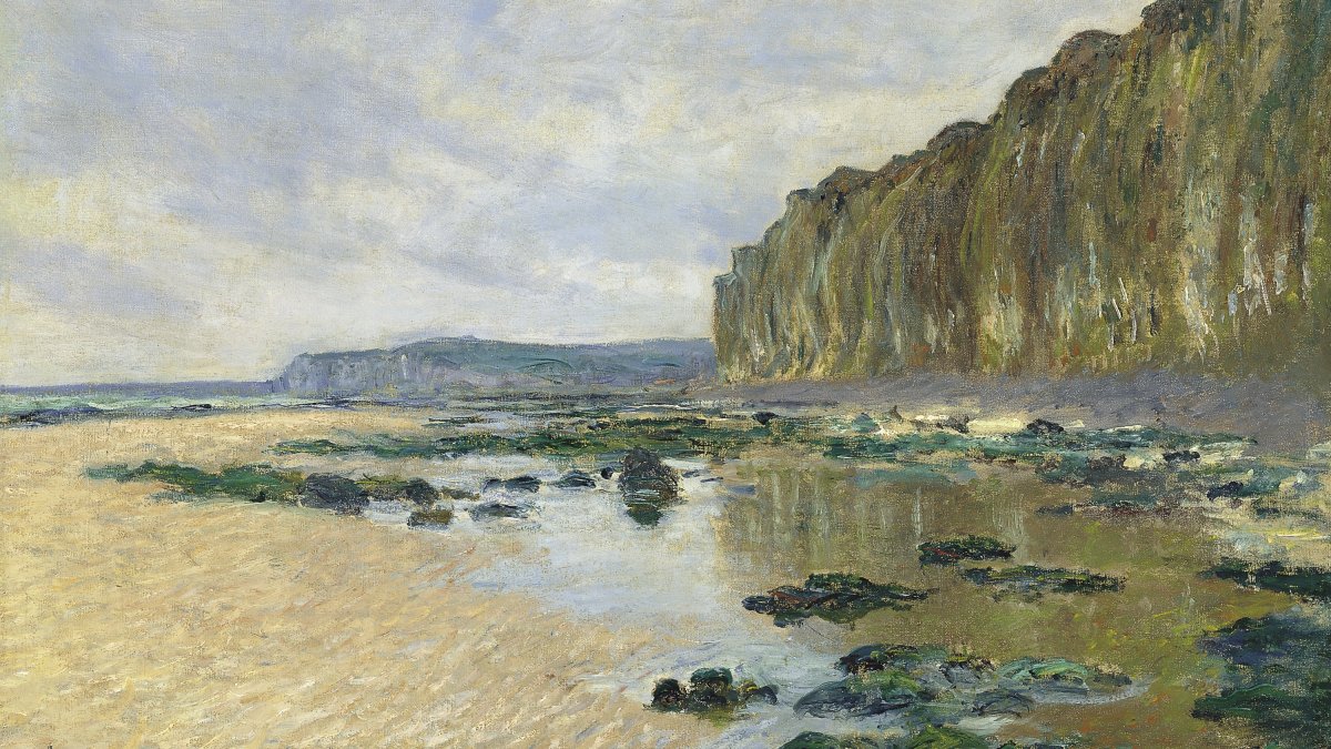 Low Tide at Varengeville - Monet, Claude. Museo Nacional Thyssen-Bornemisza