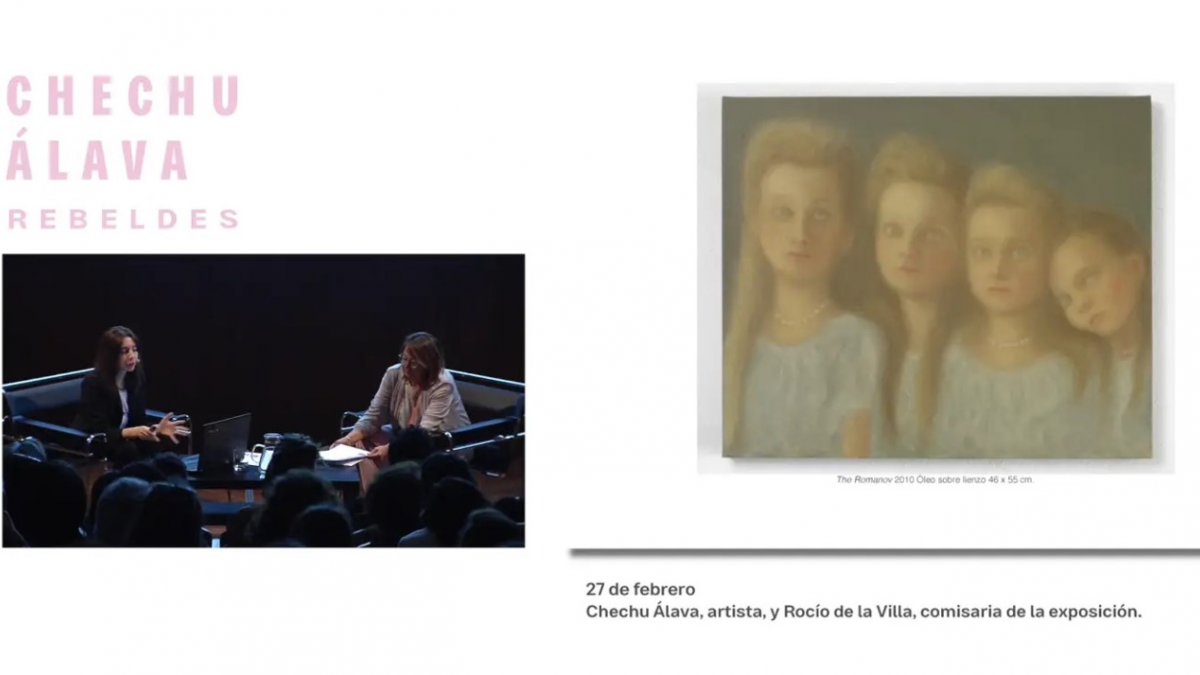 Vídeo Charla entre la artista y la comisaria de la exposición “Chechu