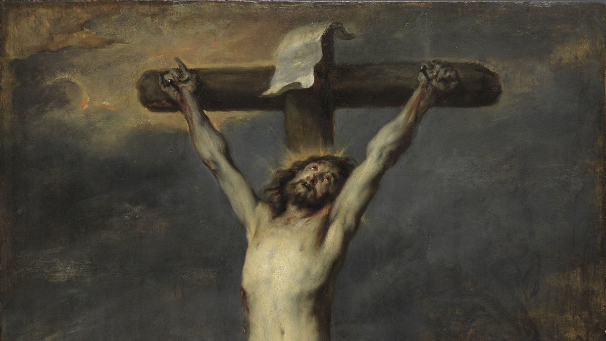 Christ on the Cross - Dyck, Anthony van. Museo Nacional Thyssen 