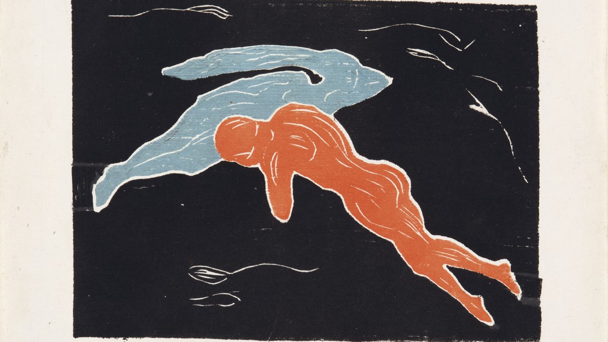 Encounter in Space - Munch, Edvard. Museo Nacional Thyssen-Bornemisza