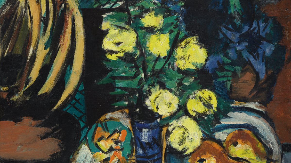 Bounce krøllet Indskrive Still life with Yellow Roses - Beckmann, Max. Museo Nacional  Thyssen-Bornemisza