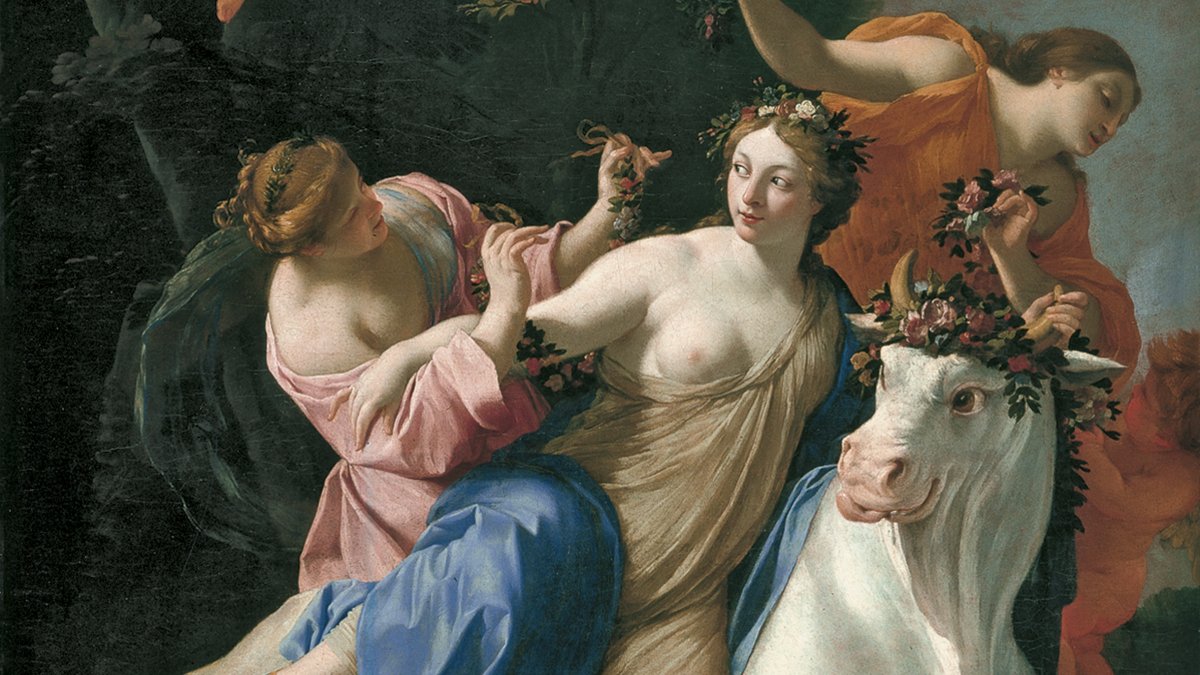 El rapto de Europa - Vouet, Simon. Museo Nacional Thyssen-Bornemisza