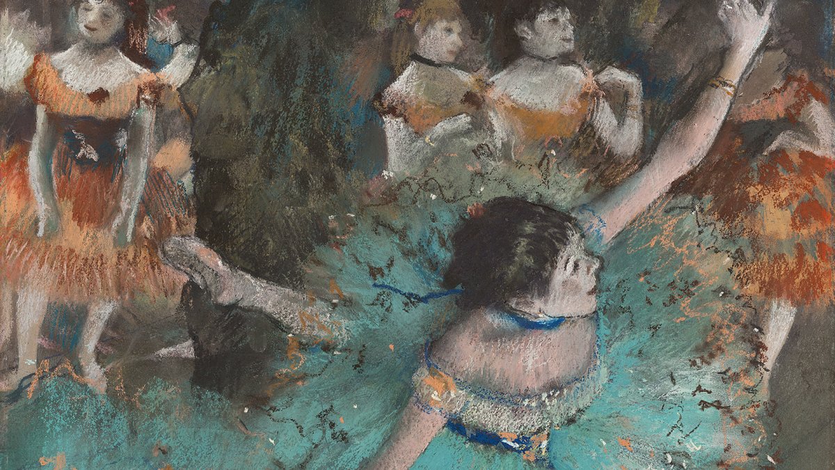 Swaying Dancer (Dancer in Green) - Degas, Edgar. Museo Nacional Thyssen