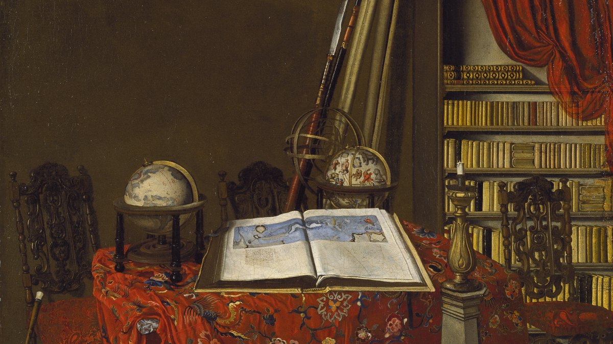 Rincón De Una Biblioteca Heyden Jan Jansz Van Der Museo Nacional 